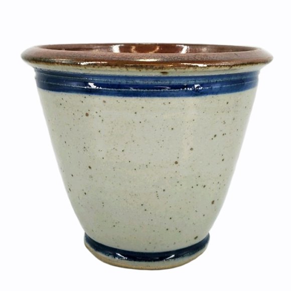 Harvey Salt Glaze Pottery Crock Bowl Apple VTG - Picture 3 of 7